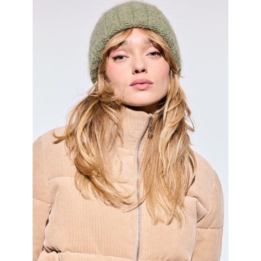 Mohito - Zielona czapka beanie - oliwkowy Mohito ONE SIZE Mohito