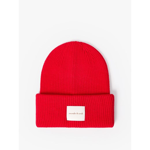 Mohito - Czerwona czapka beanie - czerwony Mohito ONE SIZE Mohito