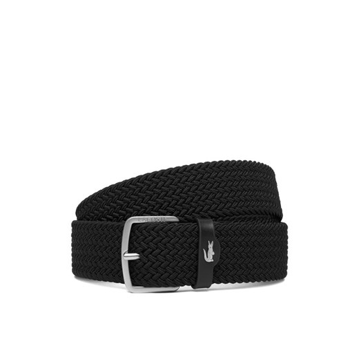 Pasek Męski Lacoste RC4100 Czarny ze sklepu eobuwie.pl w kategorii Paski męskie - zdjęcie 187209026