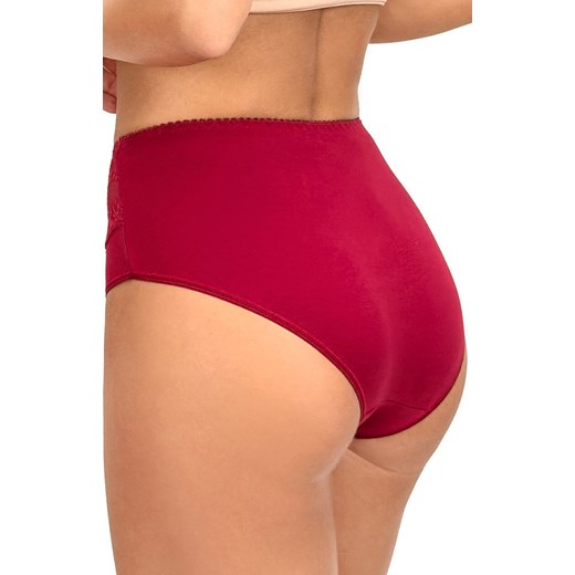 Donna bordowe figi damskie z wysokim stanem 213, Kolor bordowy, Rozmiar S, Donna ze sklepu Primodo w kategorii Majtki damskie - zdjęcie 187209156