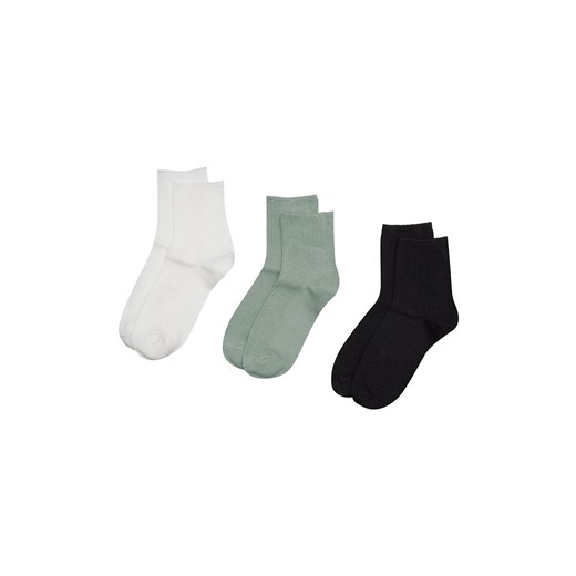 Esotiq 3-pack skarpetki damskie Bloovii Keithan 44261-K001, Kolor czarno-kremowo-zielony, Rozmiar 36-38, BLOOVII ze sklepu Primodo w kategorii Skarpetki damskie - zdjęcie 187209397