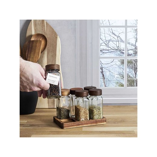 COOK CONCEPT 7-częściowy zestaw przyprawników w kolorze srebrnym Cook Concept onesize wyprzedaż Limango Polska