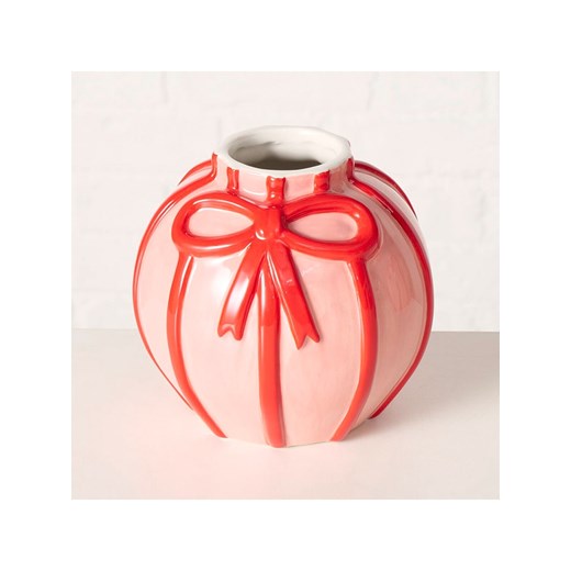 Boltze Wazon &quot;Volta&quot; w kolorze jasnoróżowo-czerwonym - wys. 14 cm ze sklepu Limango Polska w kategorii Wazony - zdjęcie 187210008