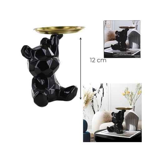 Rétro Chic Figurka dekoracyjna w kolorze czarnym - wys. 12 cm ze sklepu Limango Polska w kategorii Dekoracje - zdjęcie 187210015