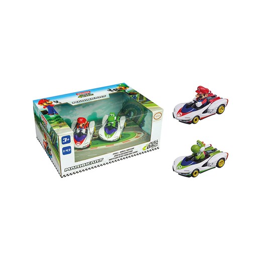 Carrera Samochody (2 szt.) "Pull&Speed Mario Kart(TM)" - 3+ - id: 17859823 - marki Carrera - 187210195 Carrera Samochody (2 szt.) "Pull&Speed Mario Kart(TM)" - 3+ ze sklepu Limango Polska w kategorii Zabawki - zdjęcie 187210195