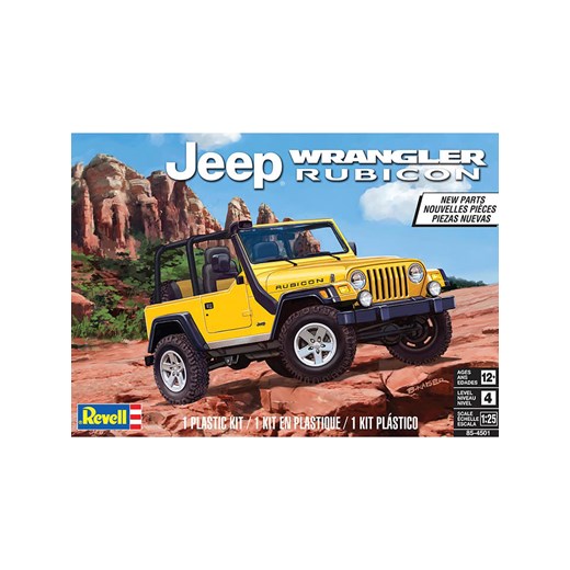 Revell Model &quot;Jeep Wrangler Rubicon&quot; w kolorze złotym do złożenia - 12+ ze sklepu Limango Polska w kategorii Zabawki - zdjęcie 187210209