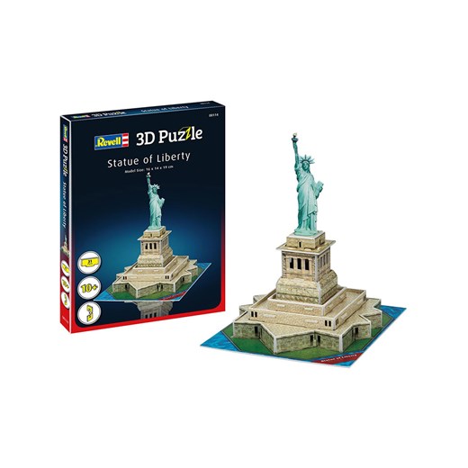 Revell 31-częściowe puzzle 3D "Statue of Liberty" - 10+ - id: 17859860 - marki Revell - 187210225 Revell 31-częściowe puzzle 3D "Statue of Liberty" - 10+ ze sklepu Limango Polska w kategorii Puzzle - zdjęcie 187210225