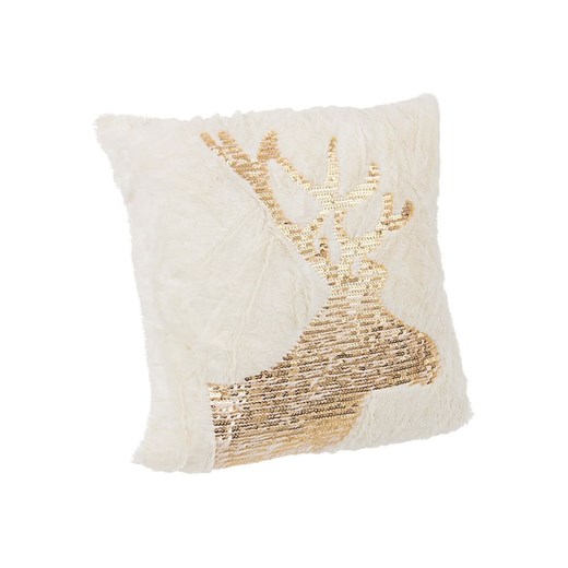 Bizzotto Poduszka &quot;Reindeer&quot; w kolorze kremowym - 45 x 45 cm ze sklepu Limango Polska w kategorii Poduszki dekoracyjne - zdjęcie 187210408