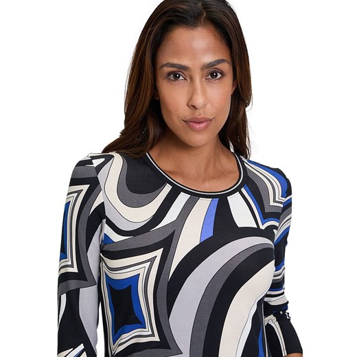 Betty Barclay Koszulka w kolorze kremowo-niebiesko-czarnym 36 okazja Limango Polska