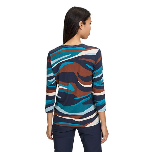 Betty Barclay Koszulka w kolorze granatowo-morsko-brązowym 40 wyprzedaż Limango Polska