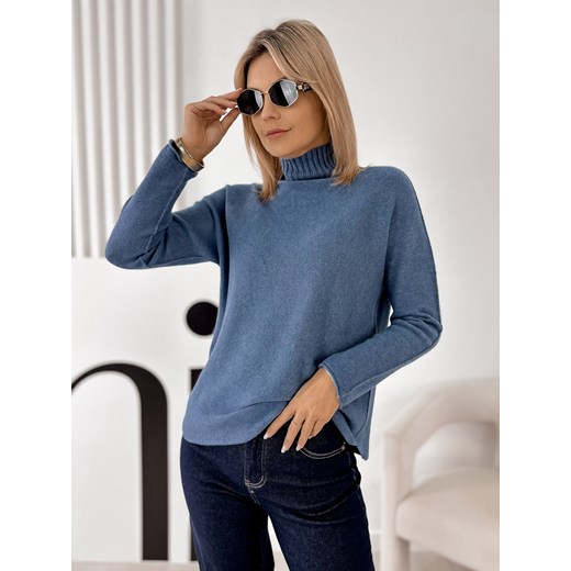 sweter haldir niebieski one size - id: prod-82345-group - marki UBRA - 187210598 sweter haldir niebieski one size ze sklepu UBRA w kategorii Swetry damskie - zdjęcie 187210598