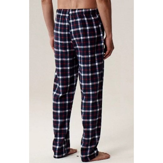 Atlantic spodnie piżamowe w kratkę NMB-045-GRANATOWY, Kolor granatowy-kratka, Rozmiar XL, ATLANTIC ze sklepu Intymna w kategorii Piżamy męskie - zdjęcie 187210836