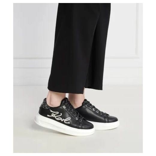 Karl Lagerfeld Skórzane sneakersy KAPRI Signia Karl Lagerfeld 37 promocyjna cena Gomez Fashion Store