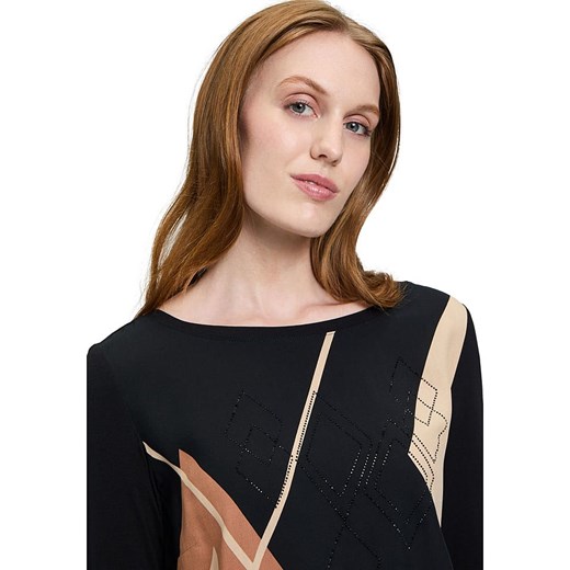 Betty Barclay Koszulka w kolorze czarno-beżowo-karmelowym 40 promocja Limango Polska