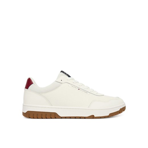Sneakersy Tommy Hilfiger Th Basket Core Lite Lth FM0FM05713 Biały ze sklepu eobuwie.pl w kategorii Buty sportowe męskie - zdjęcie 187213069
