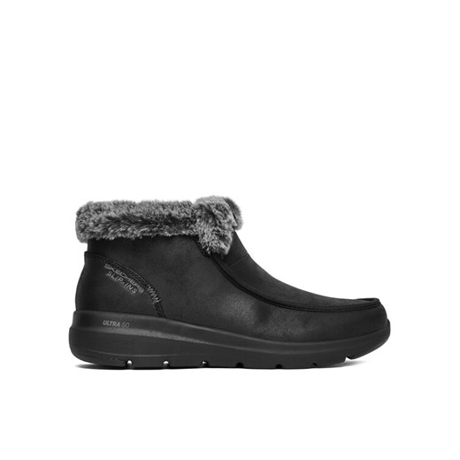 Botki Skechers Glacial Ultra 144221/BBK Czarny - id: 0000305529688 - marki Skechers - 187213078 Botki Skechers Glacial Ultra 144221/BBK Czarny ze sklepu eobuwie.pl w kategorii Botki - zdjęcie 187213078