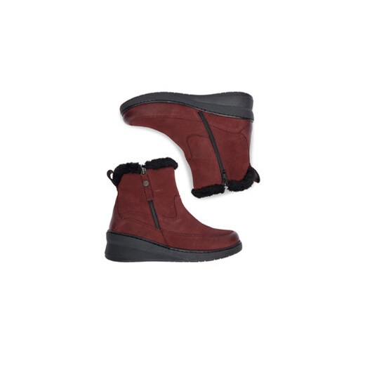 Botki Go Soft CEO-WI23-NUREN-01 Bordowy Go Soft 37 eobuwie.pl