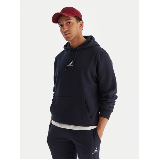 Nautica Bluza Wallowa Oh N1T04066 Granatowy Regular Fit ze sklepu MODIVO w kategorii Bluzy męskie - zdjęcie 187213687
