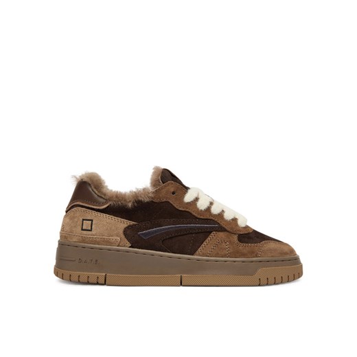 D.A.T.E. Sneakersy Torneo Pure Fur Mono W431-TPF-MN Brązowy - id: 0000305619402 - marki D.A.T.E. - 187213695 D.A.T.E. Sneakersy Torneo Pure Fur Mono W431-TPF-MN Brązowy ze sklepu MODIVO w kategorii Buty sportowe damskie - zdjęcie 187213695