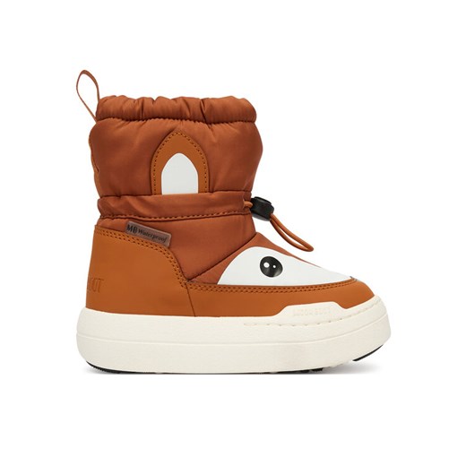 Moon Boot Śniegowce Mb Jr Park Tube Mid Animal Wp 80D3440100 S Brązowy ze sklepu MODIVO w kategorii Buty zimowe dziecięce - zdjęcie 187213726