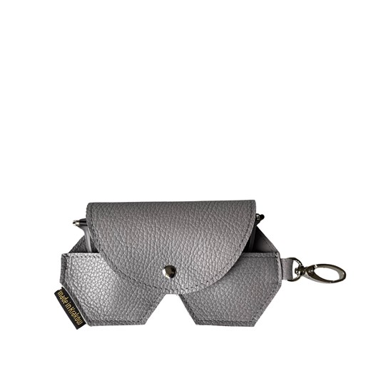 popielate skórzane etui na okulary - id: 49941 - marki Słoń Torbalski - 187214416 popielate skórzane etui na okulary ze sklepu Słoń Torbalski w kategorii Etui - zdjęcie 187214416