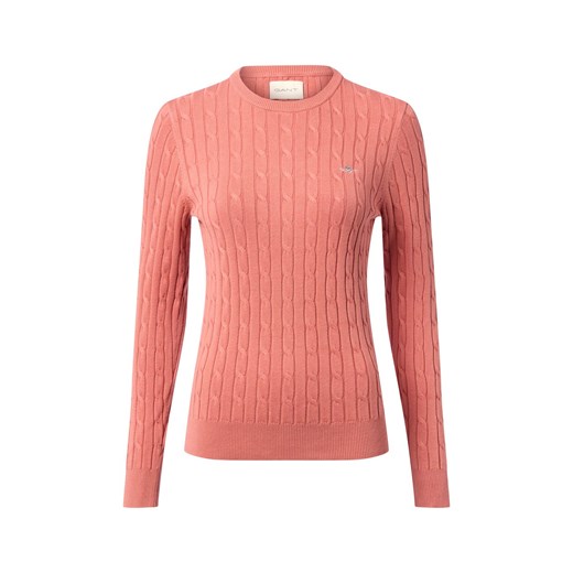 Gant Sweter damski Kobiety Bawełna drzewo różane wypukły wzór tkaniny ze sklepu vangraaf w kategorii Swetry damskie - zdjęcie 187214556