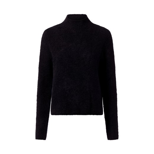 BOSS Sweter damski z zawartością kaszmiru - Fubrina Kobiety czarny jednolity ze sklepu vangraaf w kategorii Swetry damskie - zdjęcie 187214566