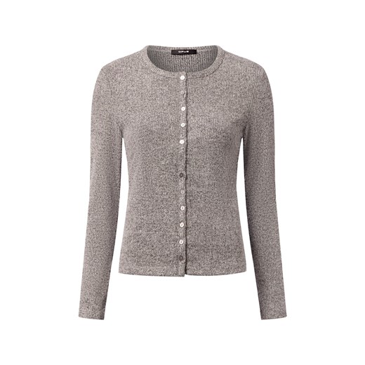 Opus Kardigan damski - Saltus Kobiety wiskoza jasny szary marmurkowy - id: 802835-0001-00440 - marki Opus - 187214586 Opus Kardigan damski - Saltus Kobiety wiskoza jasny szary marmurkowy ze sklepu vangraaf w kategorii Swetry damskie - zdjęcie 187214586