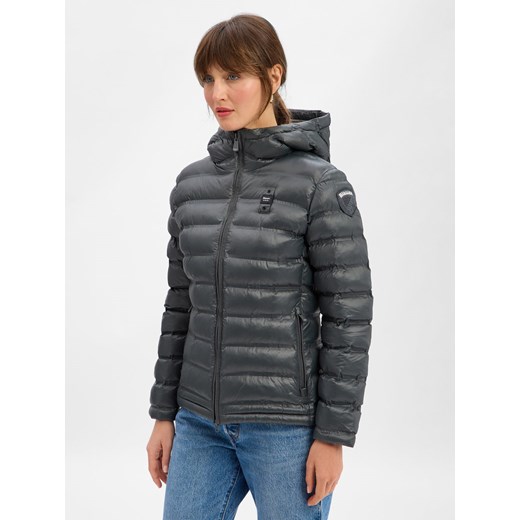 Blauer Damska kurtka pikowana Kobiety antracytowy jednolity XS vangraaf