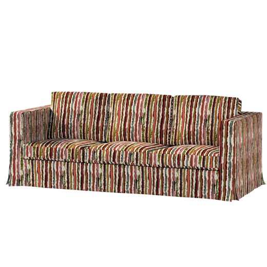 Pokrowiec na sofę Karlanda 3-osobową nierozkładaną, długi ze sklepu dekoria.pl w kategorii Pokrowce na kanapy i fotele - zdjęcie 187215368