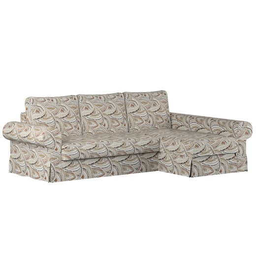 Pokrowiec na sofę Backabro rozkładaną z leżanką ze sklepu dekoria.pl w kategorii Pokrowce na kanapy i fotele - zdjęcie 187216116