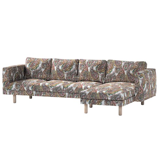 Pokrowiec na sofę Norsborg 4-osobową z szezlongiem ze sklepu dekoria.pl w kategorii Pokrowce na kanapy i fotele - zdjęcie 187216278