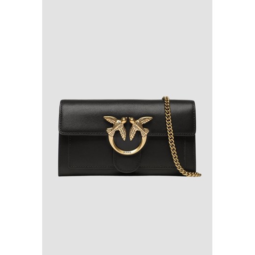 PINKO Czarny torebka Love One Wallet C Vitello AW25 ze sklepu outfit.pl w kategorii Kopertówki - zdjęcie 187216685