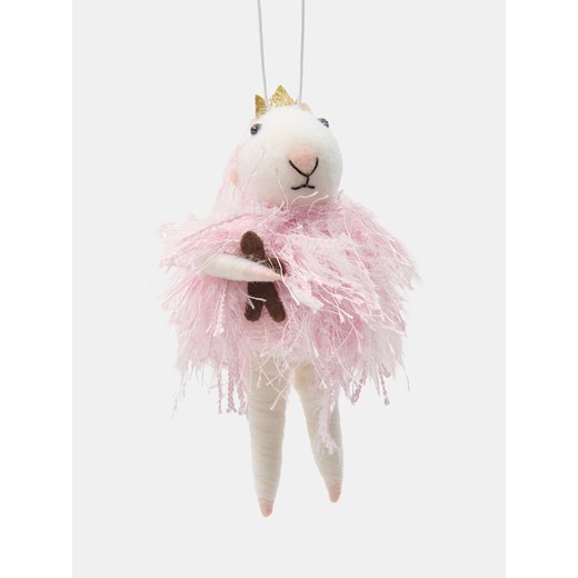 Sinsay - Dekoracja świąteczna w kształcie myszy - różowy Sinsay One Size Sinsay