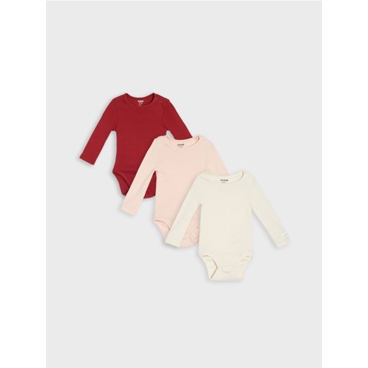 Sinsay - Body 3 pack - kremowy - id: 853FW-01X - marki Sinsay - 187218377 Sinsay - Body 3 pack - kremowy ze sklepu Sinsay w kategorii Body niemowlęce - zdjęcie 187218377