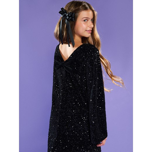Sinsay - Elegancka sukienka mini - czarny Sinsay 164 (13-14 l) Sinsay