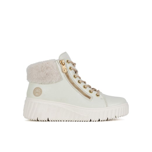 Trzewiki Rieker N2506-81 Biały Rieker 39 eobuwie.pl