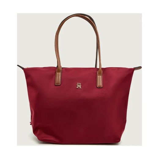 Tommy Hilfiger Shopperka POPETTE | z dodatkiem skóry - id: TH255W000119F33 - marki Tommy Hilfiger - 187219995 Tommy Hilfiger Shopperka POPETTE | z dodatkiem skóry ze sklepu Gomez Fashion Store w kategorii Torby Shopper bag - zdjęcie 187219995