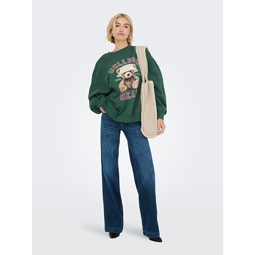 ONLY Bluza w kolorze zielonym ze sklepu Limango Polska w kategorii Bluzy damskie - zdjęcie 187221816