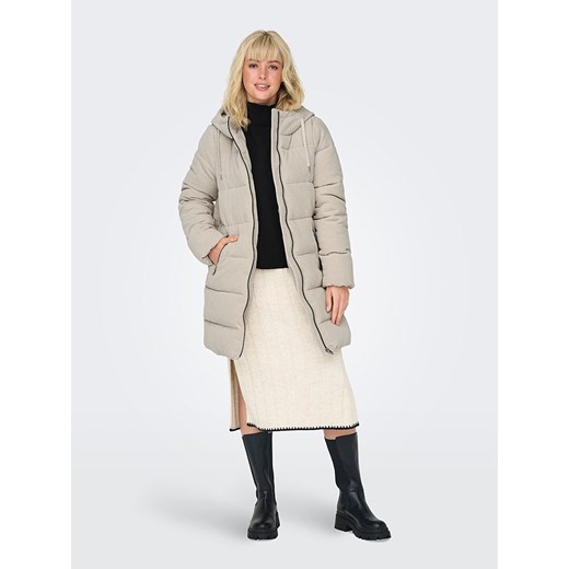 ONLY Płaszcz pikowany w kolorze beżowym ze sklepu Limango Polska w kategorii Kurtki damskie - zdjęcie 187222026