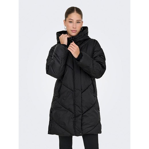 ONLY Płaszcz pikowany w kolorze czarnym S Limango Polska okazja