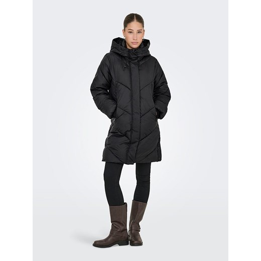 ONLY Płaszcz pikowany w kolorze czarnym XS wyprzedaż Limango Polska