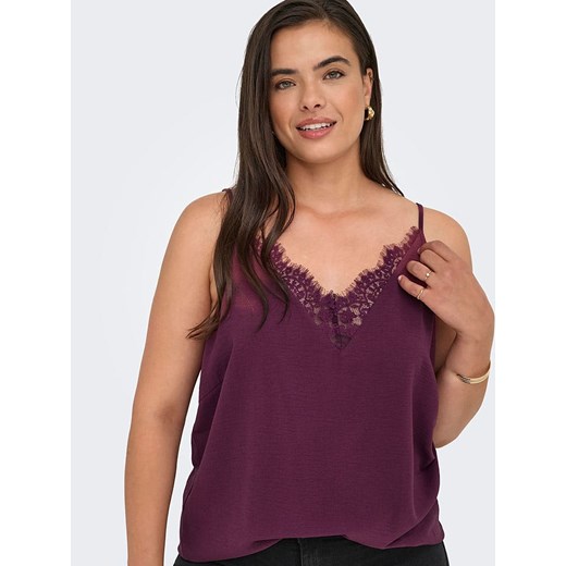 ONLY Top w kolorze fioletowym 44 Limango Polska promocja