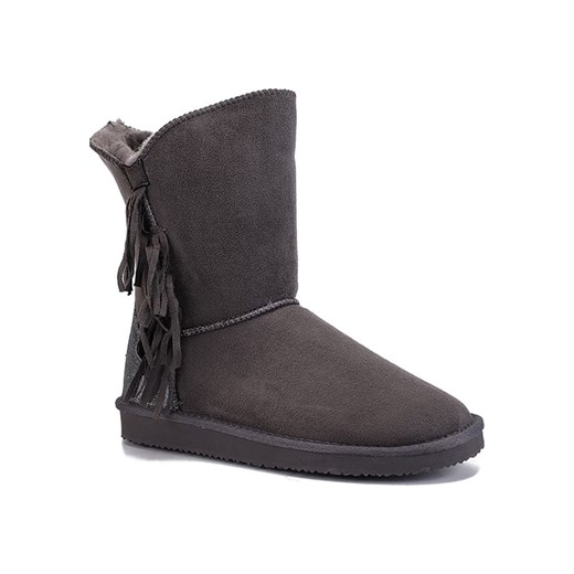 ISLAND BOOT Botki zimowe "Capri" w kolorze szarym - id: 6848019 - marki Island Boot - 187222198 ISLAND BOOT Botki zimowe "Capri" w kolorze szarym ze sklepu Limango Polska w kategorii Śniegowce damskie - zdjęcie 187222198