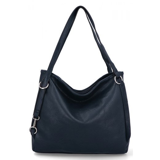 Uniwersalna Torebka Damska firmy Hernan HB0360 Granatowa Hernan One Size okazyjna cena PaniTorbalska