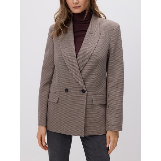 Reserved - Dwurzędowa marynarka - wielobarwny ze sklepu Reserved w kategorii Marynarki damskie - zdjęcie 187222817