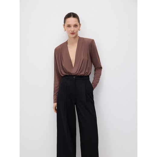 Reserved - Body oversize - brązowy Reserved M Reserved