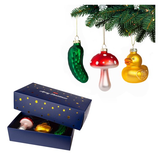 Bombki Choinkowe 3-pak - id: 24342 - marki SOXO - 187223598 Bombki Choinkowe 3-pak ze sklepu Sklep SOXO w kategorii Dekoracje świąteczne - zdjęcie 187223598