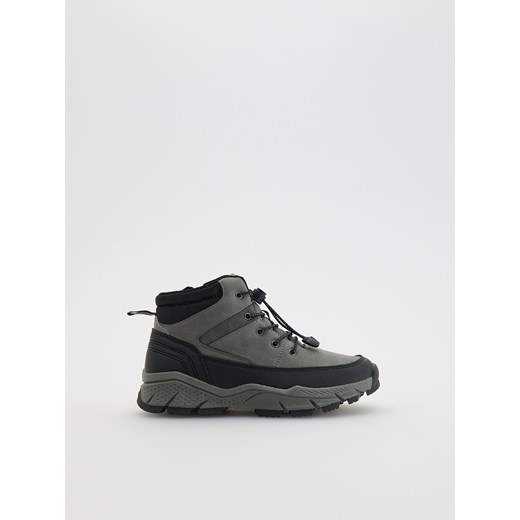 Reserved - Buty z cholewką za kostkę - szary ze sklepu Reserved w kategorii Buty trekkingowe dziecięce - zdjęcie 187224128