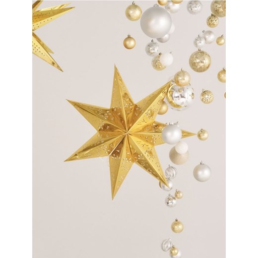 Sinsay - Wisząca dekoracja świąteczna w kształcie gwiazdy - złoty ze sklepu Sinsay w kategorii Kolczyki - zdjęcie 187225429